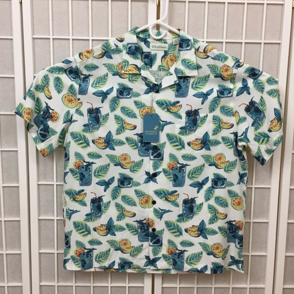 Roundtree & Yorke Other - Caribbean Roundtree & Yorke Hawaiian Shirt Men's Size XL Tropical Drink NWT